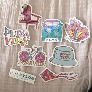 Pura vida stickers